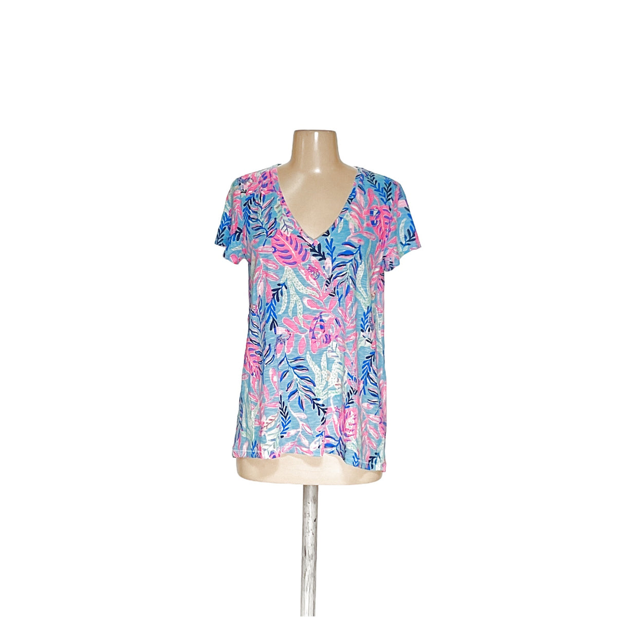 Lilly Pulitzer Multicolor Cotton Blouse M