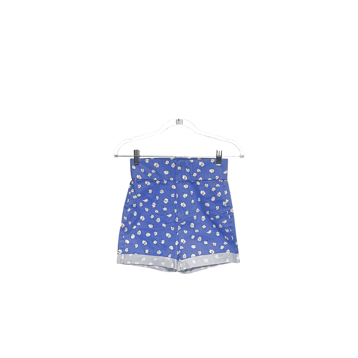 ZARA Sailor Blue Floral Shorts