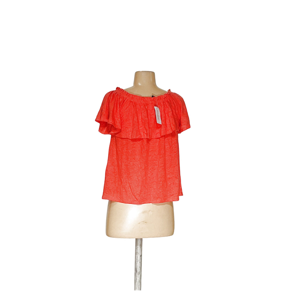 BNWT Banana Republic Orange Linen Blouse XS