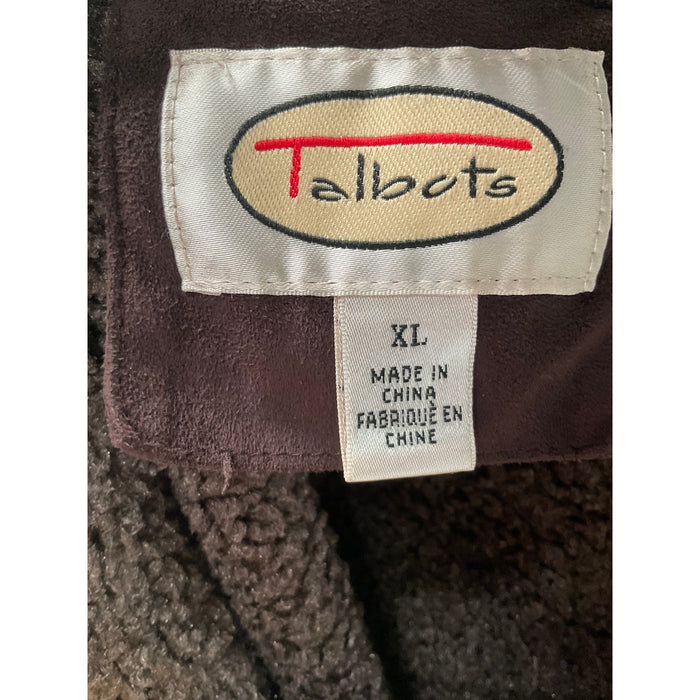 Talbots Brown Polyester Jacket (XL)