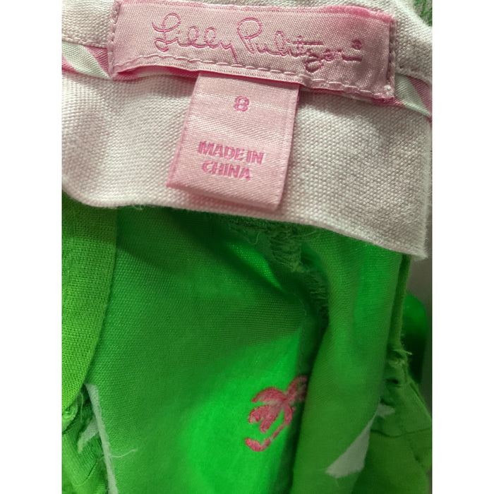 Lilly Pulitzer Green Capri Pants - Women's Size 8