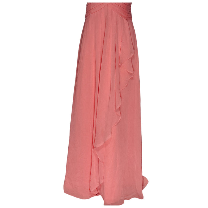 David's Bridal Pink A-Line Dress - Size 10