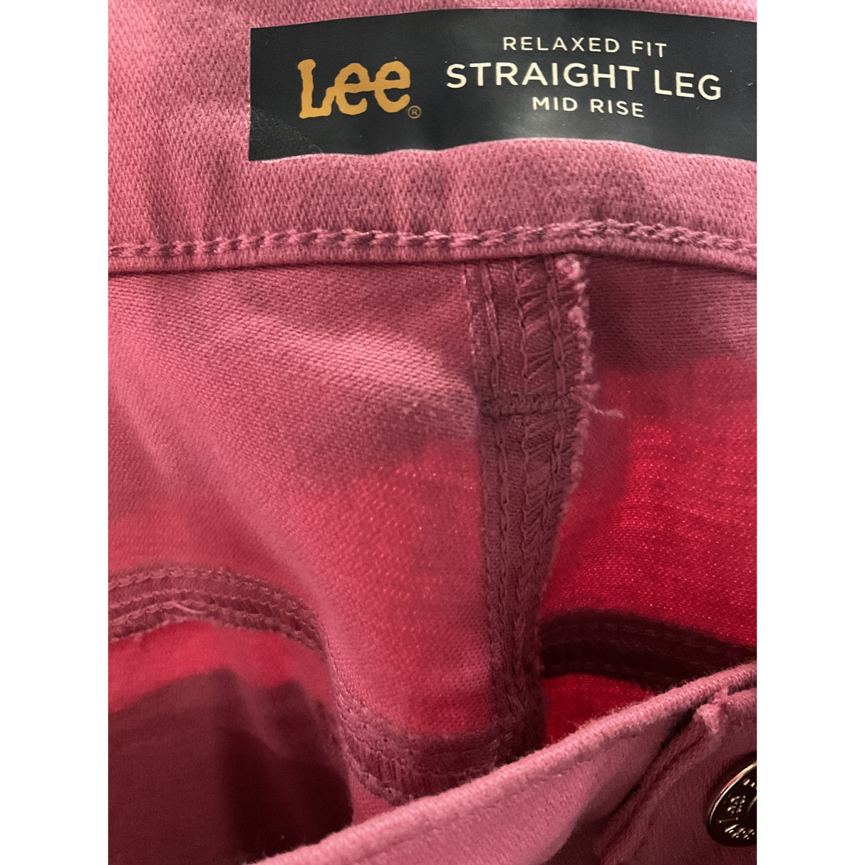 Lee Pink Straight Pants - Women's Size 10M