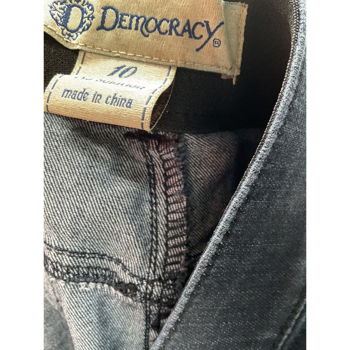 Democracy Ankle Jeans- Blue, Size 10