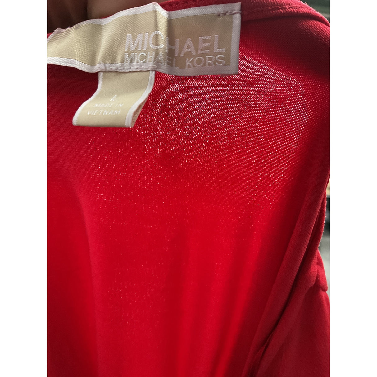 MICHAEL Michael Kors Red Blouse - Women's L