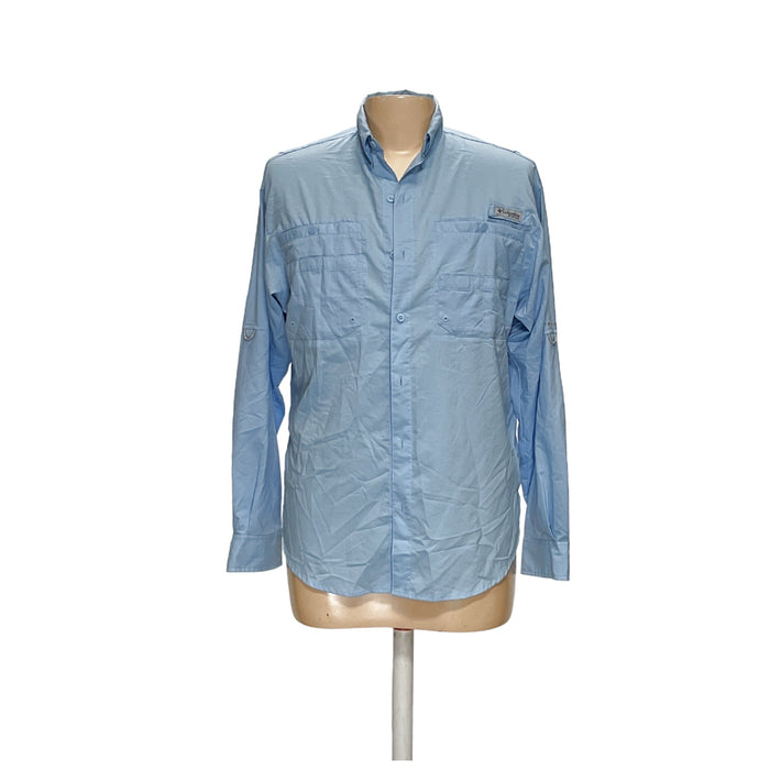 Columbia Blue Button-Up Shirt