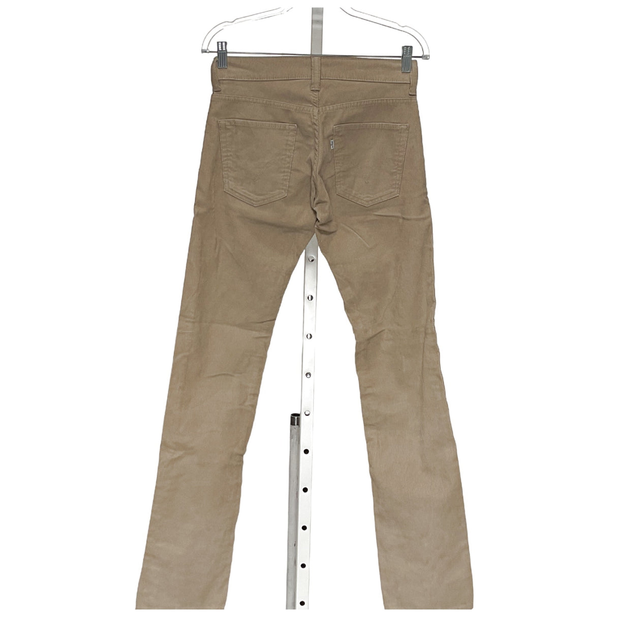 Levi's Beige Cotton Ankle Pants, Size 28