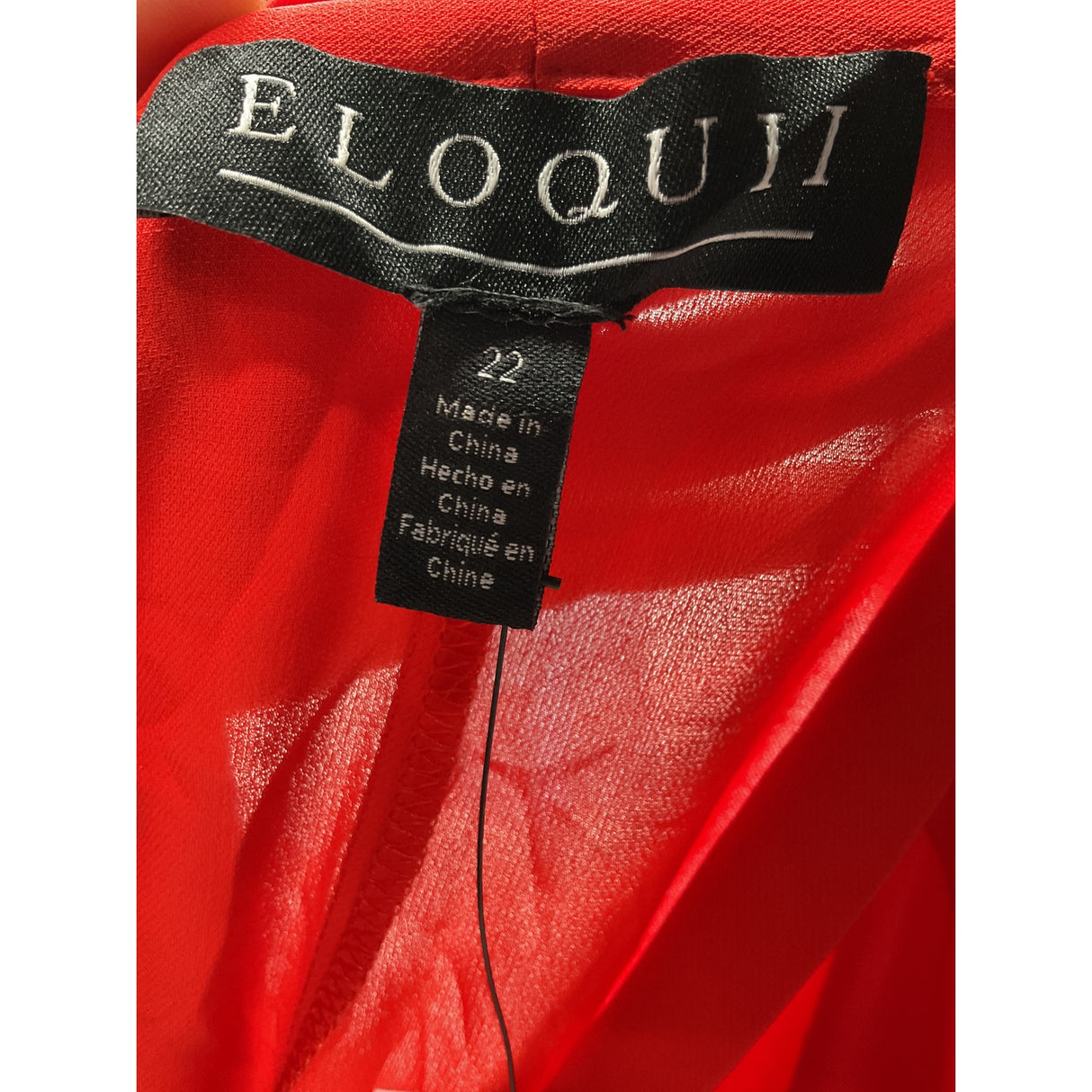 ELOQUII Plus Size Orange Blouse