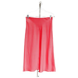 J. Crew Pink Polyester A-Line Midi Skirt