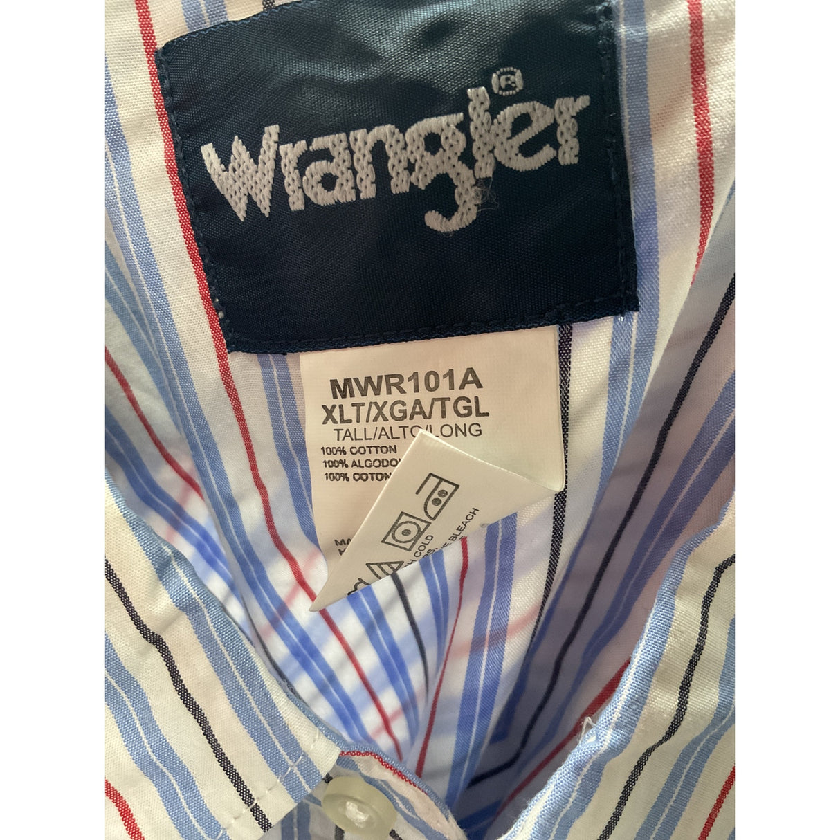 Wrangler Multicolor Long Sleeve Button-Up Shirt XLT