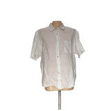 Nautica Men's Big & Tall White Short Sleeve Button-Up Shirt XXL