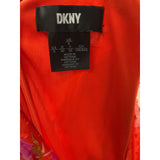 DKNY Multicolor Blouson Midi Dress Size 0