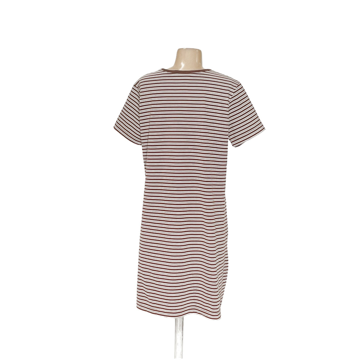 Talbots Multicolor Striped Midi Shift Dress