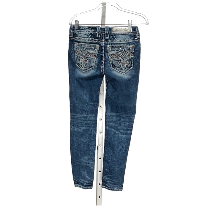 Rock Revival Blue Women's Ankle Jeans