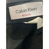 Calvin Klein Blue Plaid Dress Pants for Men 42x30