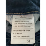 Kancan Straight Blue Jeans, Size 31