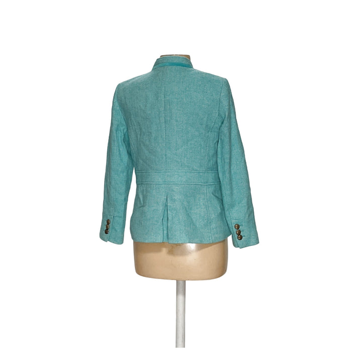 Talbots Blue Wool Blazer Size 10P