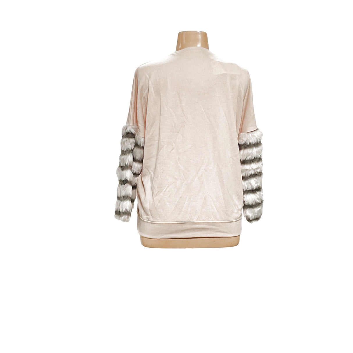 ZARA Women's Cream Acrylic Pullover Sweater - Size S