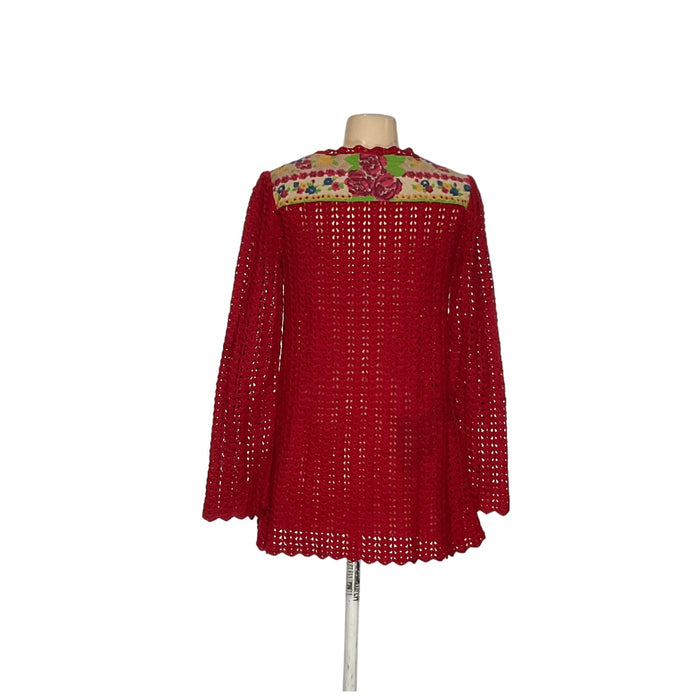 Free People Red Pullover Sweater - Size M