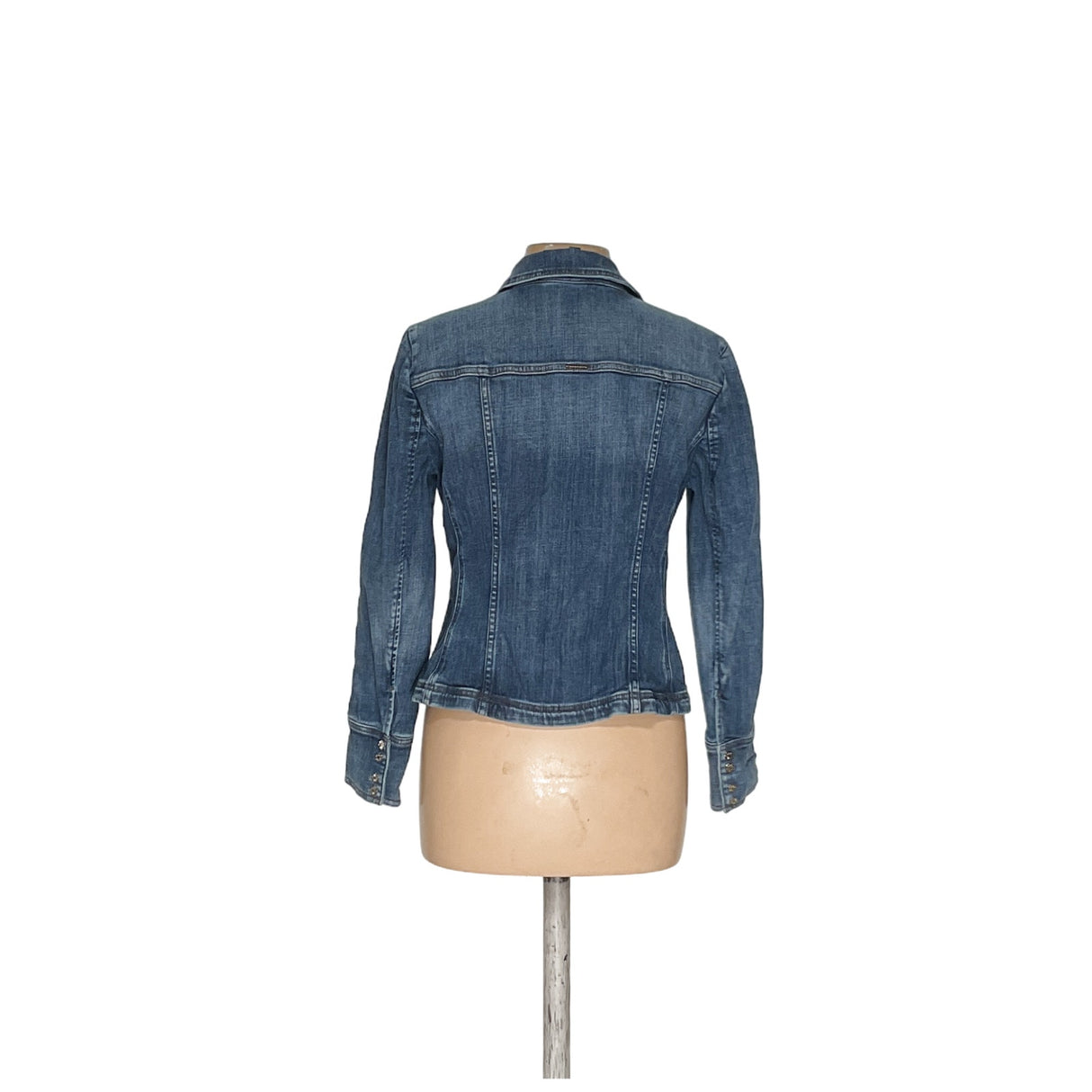 WHBM Blue Cotton Women's Jacket