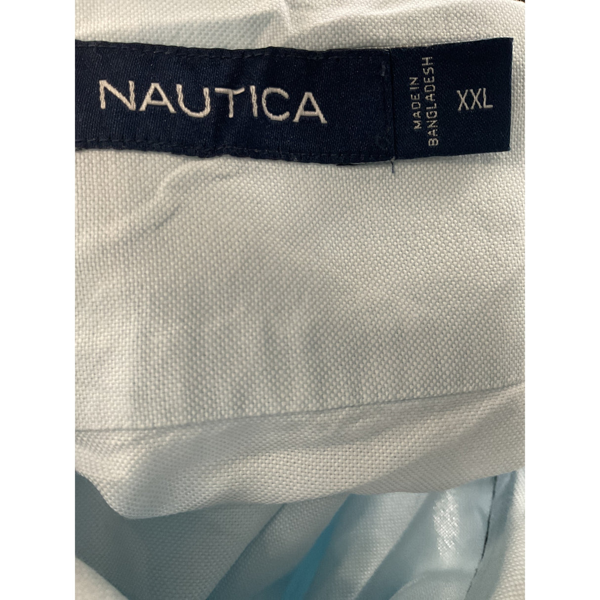 Nautica Blue XXL Short Sleeve Shirt