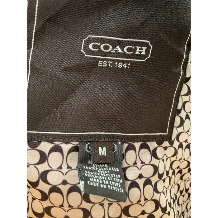 COACH Quilted Nylon Jacket - Brown (M)