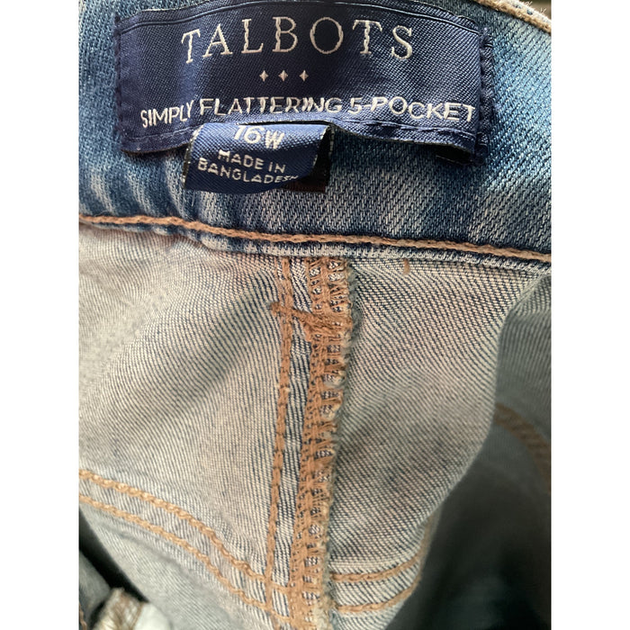 Talbots Blue Capri Jeans - Size 16W