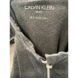 Calvin Klein Gray Henley Sweatshirt