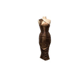 Fashion Nova Brown Bodycon Dress