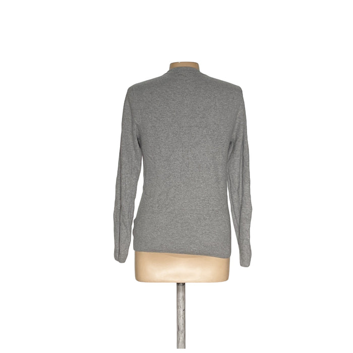 Express Men's Gray Rayon Pullover Sweater - M