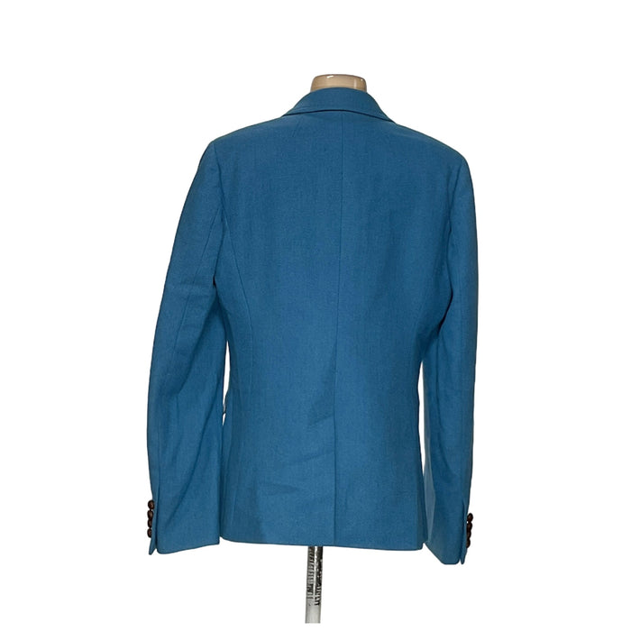 J. CREW Blue Wool Blazer Size 14