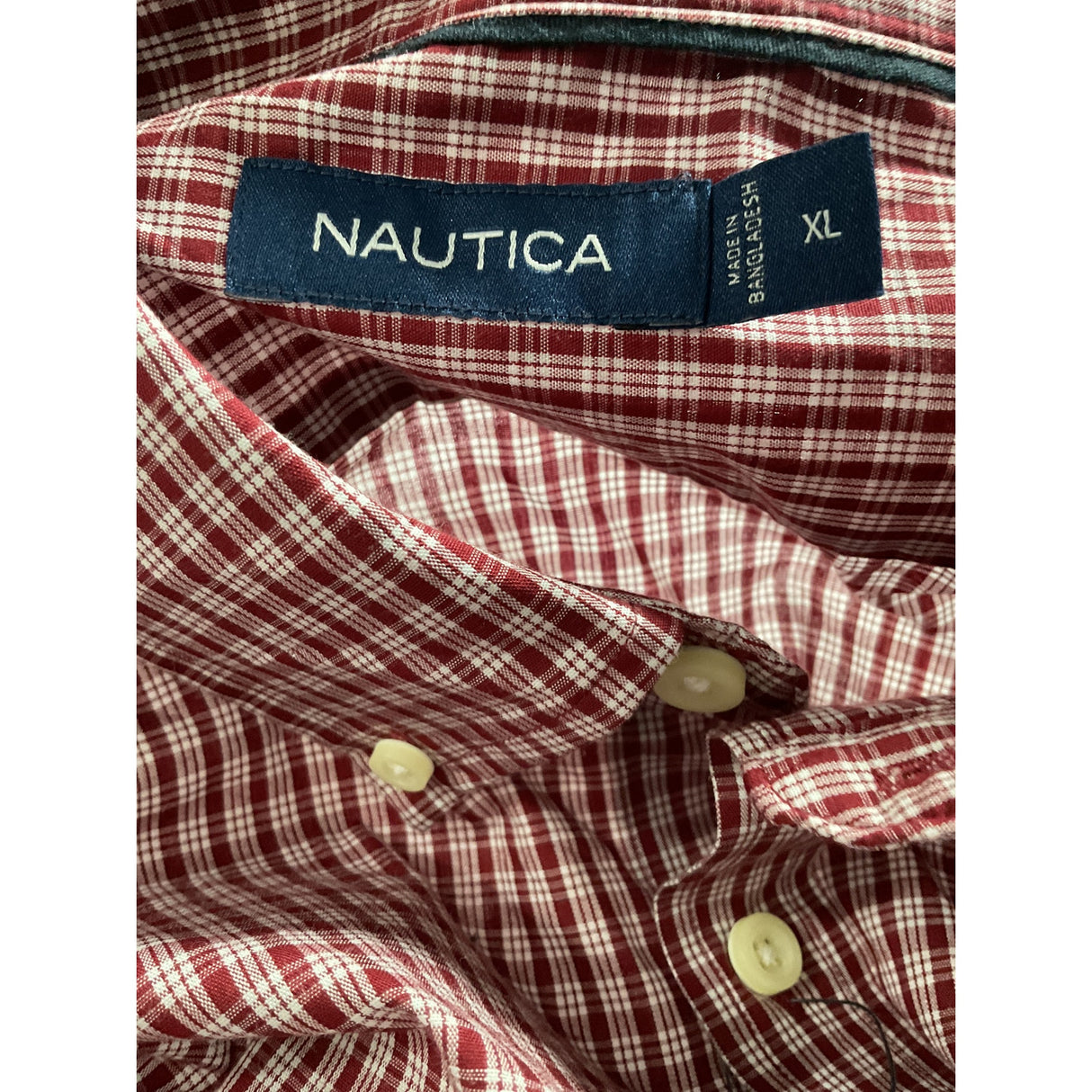 Nautica Red XL Dress Shirt