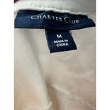 Charter Club White Jacket - Women's Size M