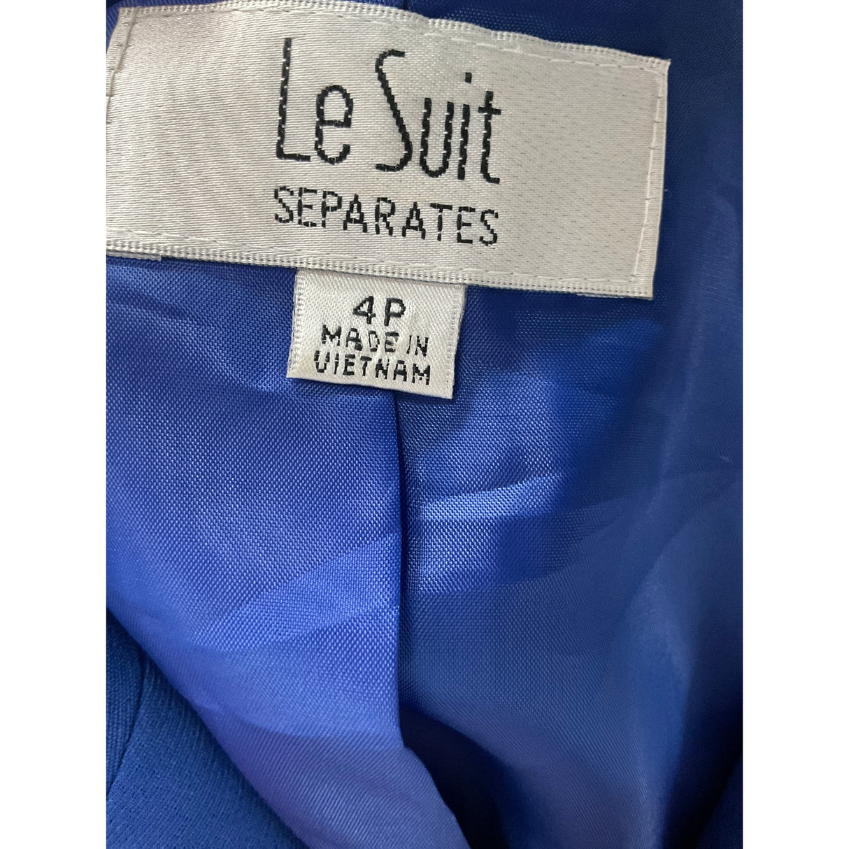 Le Suit Blue Blazer - Size 4P