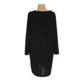 DKNY Black Formal/Business Knee Length Dress