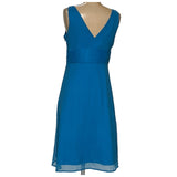 J. CREW Blue Wrap Midi Dress 10p