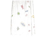 Maeve White Linen SARONG Skirt - Size 14