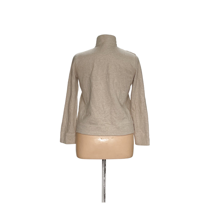 Lauren Ralph Lauren Beige Full Zip Sweater (Size L)