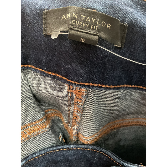 Ann Taylor Blue Ankle Jeans