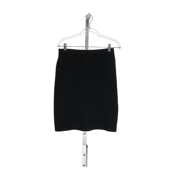 St. John Black Mini Skirt Size 6