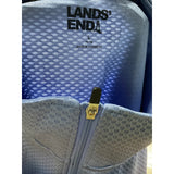 Lands' End Blue Women's Henley Sweatshirt