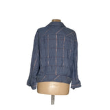 Democracy Blue Button-Up Top - Size M