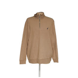 Nautica Beige Henley Sweater XXL