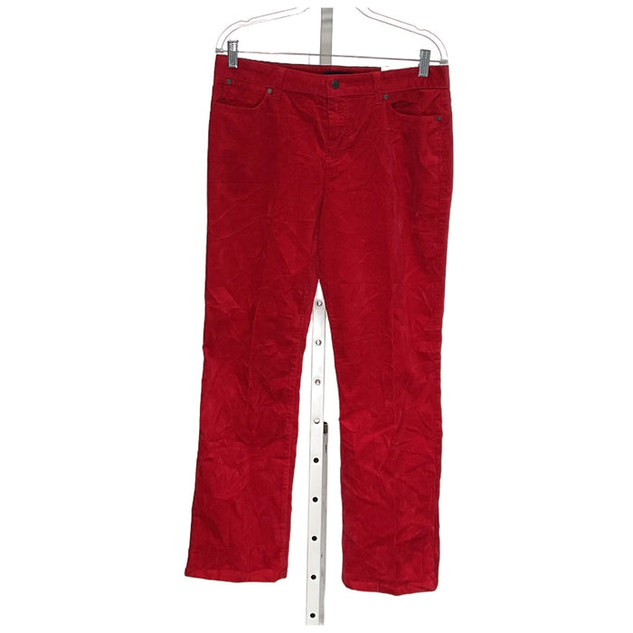 Talbots Red Ankle Pants 12P