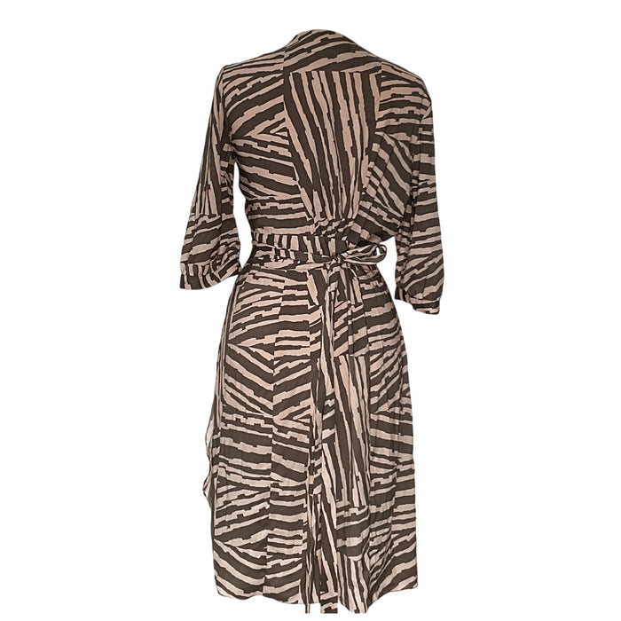 Banana Republic Brown Wrap Dress Size 12