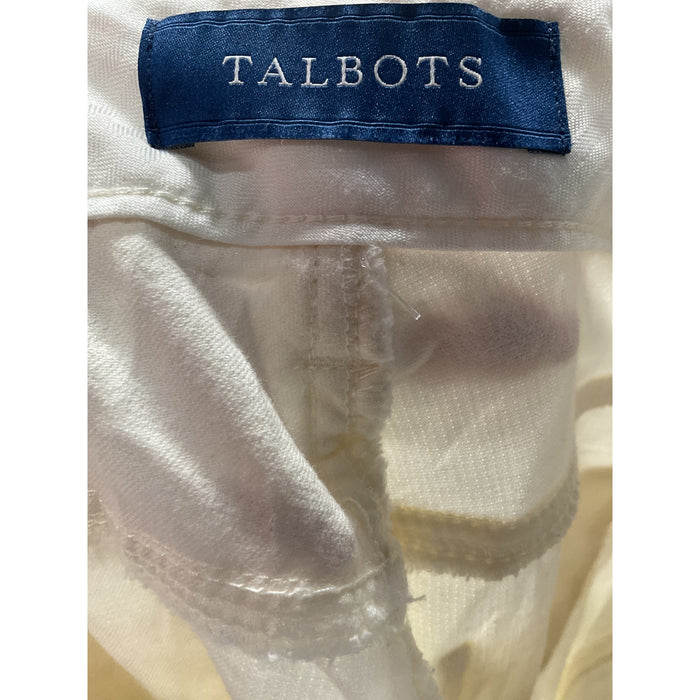 Talbots White Ankle Pants - Women's Petite Size 6P