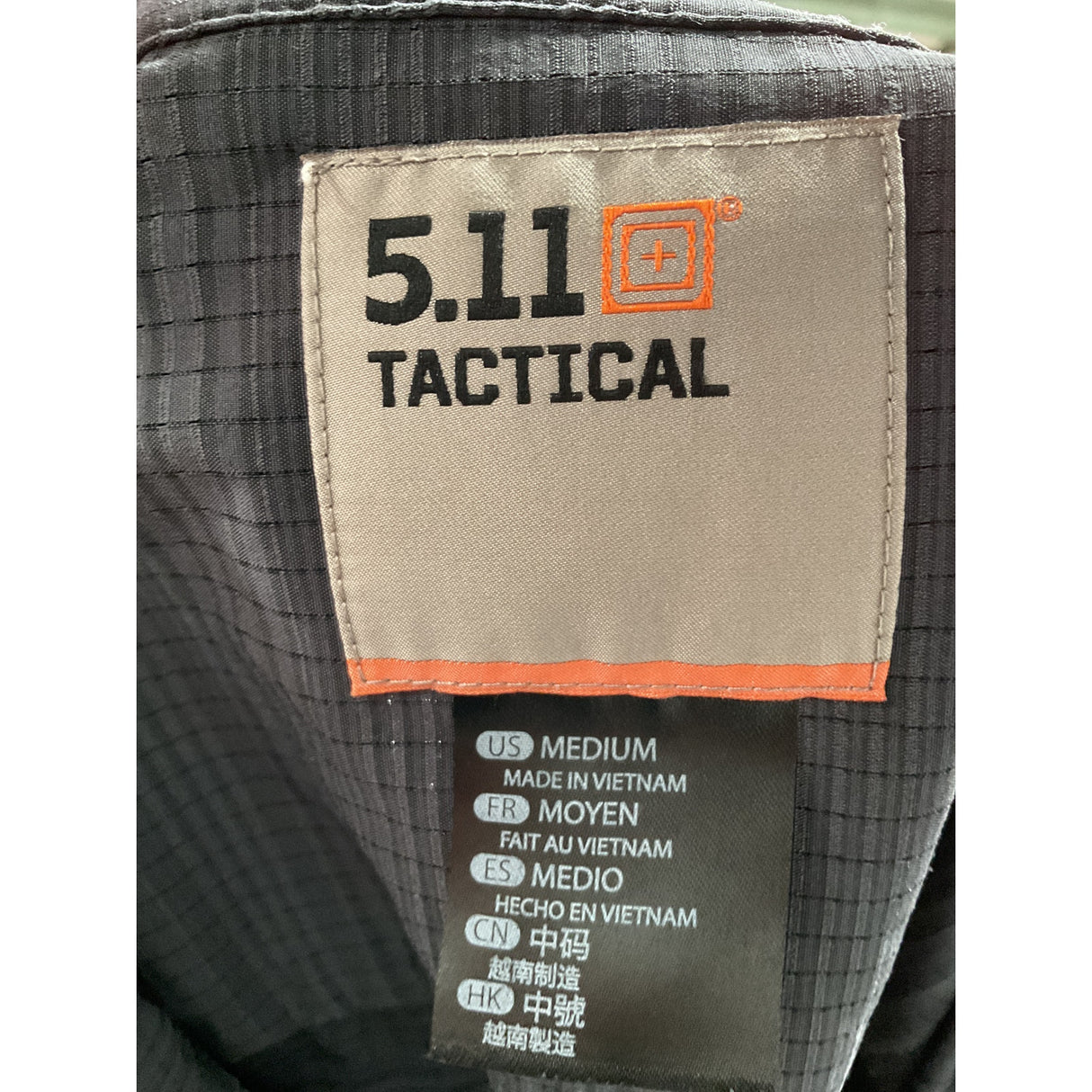 5.11 Tactical Black Button-Up Shirt - Men's M