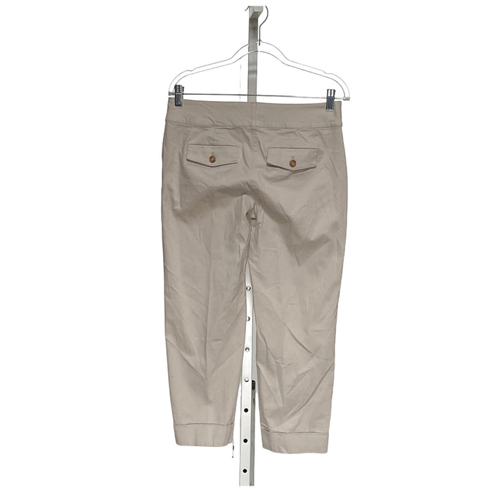 WHBM Beige Capri Pants