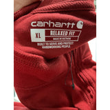 Carhartt Red Henley Sweatshirt XL