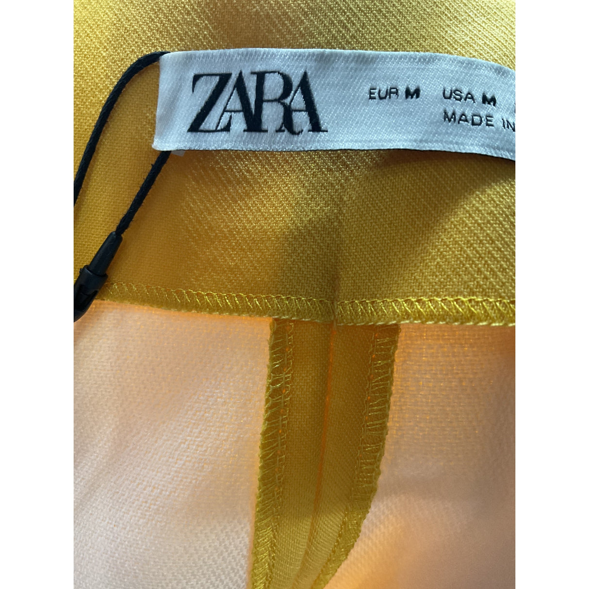 ZARA Yellow Mini Skirt